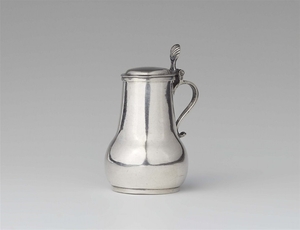 A miniature Amsterdam silver tankard