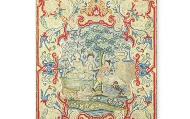 A needlework picture Mid-18th century, French