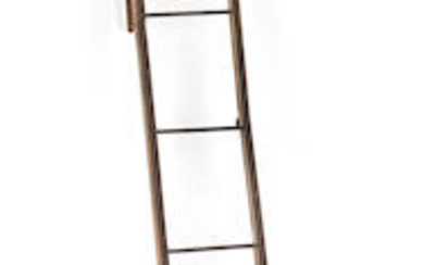 A rare motorist's folding ladder, circa 1910