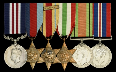 A scarce Second War ‘Leros 1943’ M.M. group of six awarded to...