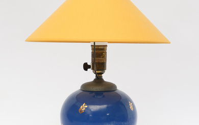 A table lamp, Nittsjö ceramics, 1930s/40s.
