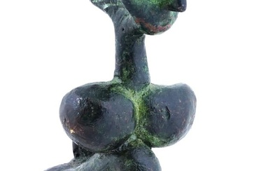 ABSTRACT FEMALE NUDE BRONZE FIGURE AFTER PABLO PICASSO