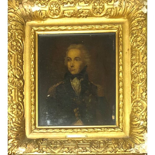 ADMIRAL LORD NELSON, A LATE 18TH/EARLY 19TH CENTURY OIL ON P...