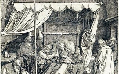 ALBRECHT DURER, The Death of the Virgin.