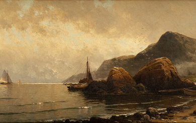 ALFRED THOMPSON BRICHER Low Tide, South Head, Grand Manan Island. Oil on canvas,...