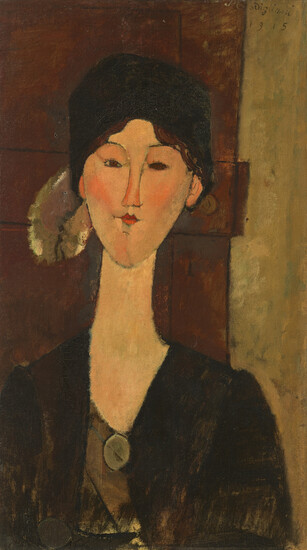 AMEDEO MODIGLIANI (1884-1920) Beatrice Hastings (devant une porte)