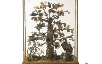 AN UNUSUAL LARGE 19TH CENTURY FRENCH TAXIDERMY AUTOMATON the...