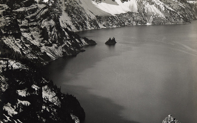 ANSEL ADAMS (1902-1984) Banner Peak - Thousand Island Lake * Crater Lake, National Park, Oregon.