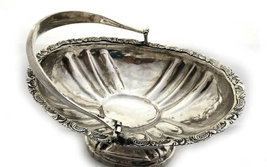 ANTIQUE RUSSIAN SILVER CANDY BOWL, 1838