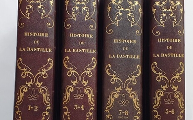ARNOULD (Auguste) et Alboize DU PUJOL. Histoire de la Bastille depuis sa fondation 1374 jusqu...