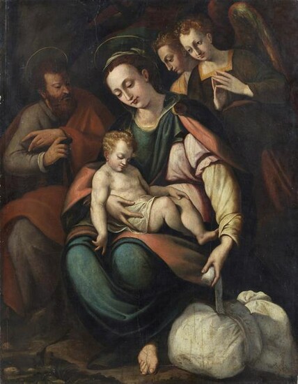 ARTISTA TOSCANO DEL XVI SECOLO Madonna with child
