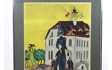 After Feininger Lyonel (1871-1956), Lithograph, Berggruen. F...