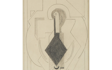 Albert Gleizes (1881-1953) Composition, 1920 Pencil on paper; signed and...