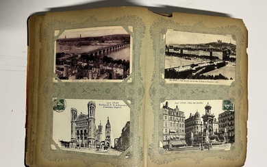 Album de cartes postales des villes de France fin du XIXème siècle - début XXème...
