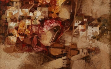 Alvar Sunol Oil on Canvas Painting