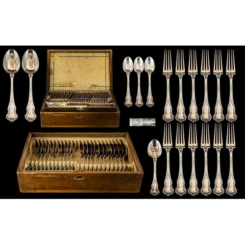 American - Late 19th Century Superb Sterling Silver ( 71 ) P...