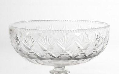 American cut glass bowl by Bakewell & Page