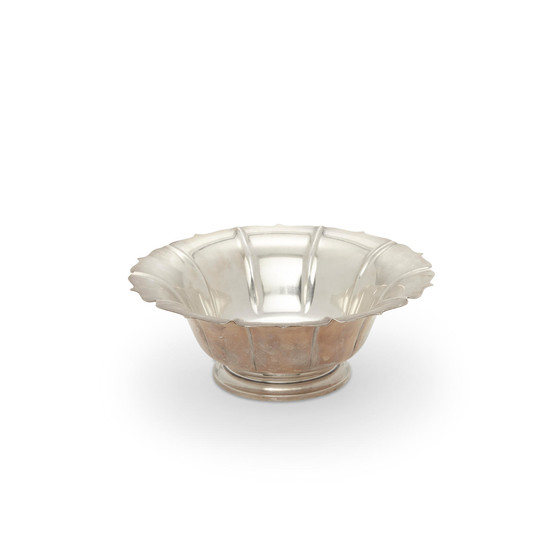 An American sterling silver footed bowl