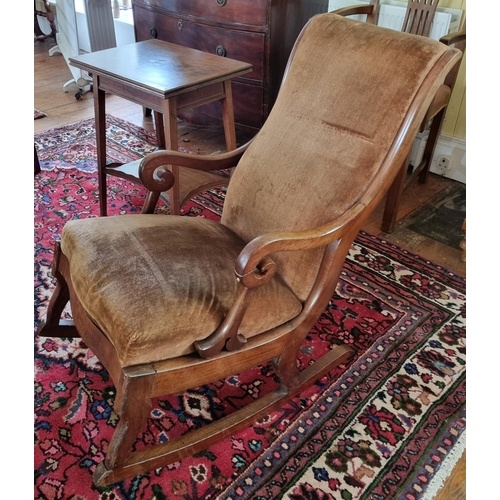 An early 19th Century Mahogany showframe Rocking Chair. W50 ...