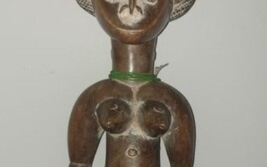 Ancestor statue (1) - Wood, beads - Ivory Coast - Attie