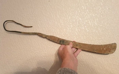 Ancient Bronze Thracian Bronze Sickle Blade - 59×6×59 cm - (1)