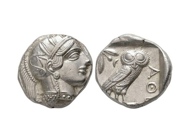 Ancient Greek Coins - Attica - Athens - Owl AR Tetradracm