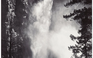 Ansel Adams (1902-1984), Bridalveil Fall, Yosemite National Park, California (1927)