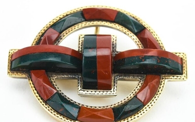 Antique 19th C Scottish 9KT Gold Pendant
