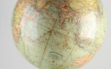 Antique Dutch earth globe. Circa 1920. By Dr. R. Neuse