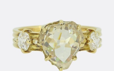 Antique Heart-Shaped Diamond Ring
