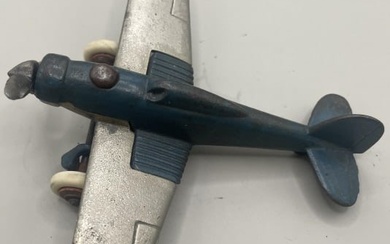 Antique Hubley Cast Iron TAT NC-431 Airplane