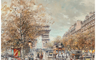 Antoine Blanchard (1910-1988), Les Champs Elysées, Paris