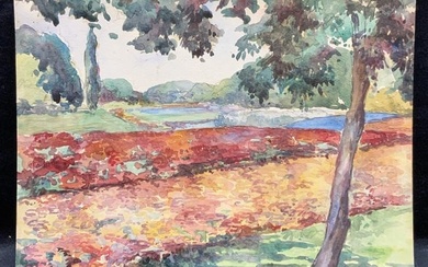 Attr Le Sidaner Impressionist Landscape Painting