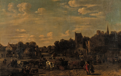 Attributed to Alexander van Bredael (Flemish, 1663-1722) Landscape