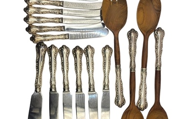 BIRKS, A LOOSE CANTEEN OF EARLY 20TH CENTURY SILVER CUTLERY ...