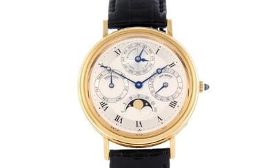 BREGUET - a gentleman's Perpetual Calendar wrist watch.