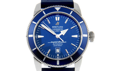 BREITLING - a stainless steel SuperOcean Heritage 46 wrist watch, 46mm.