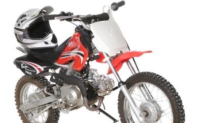 Baja Motorsports Dirt Runner 70cc Motorbike With Fuel Helmet