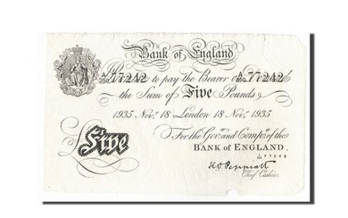 Banknote, Great Britain, 5 Pounds, 1934, 1935-11-18, KM:335a, EF(40-45)