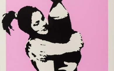 δ Banksy (b.1974) Bomb Love (Bomb Hugger)
