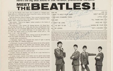 Beatles Signed 'Meet the Beatles' Album