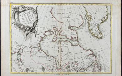 Bonne - Map of part of Canada, Hudson Bay