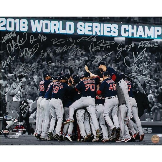 Boston Red Sox 2018 World Series Signed Photograph