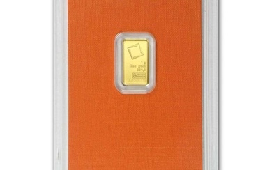 Box (20) Valcambi 1 Gram .9999 Gold Bar