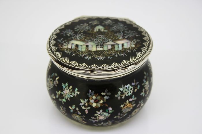 Box,Late 19th Century dressing box(1) - .925 silver - Germany - Late 19th century