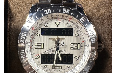 Breitling Airwolf stainless steel, with stainless steel brac...