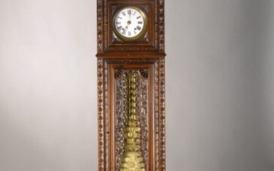 Breton longcase clock, with Comtoise, France ,around...