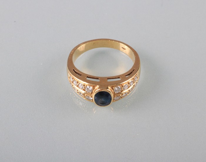 Brillant Saphir Ring