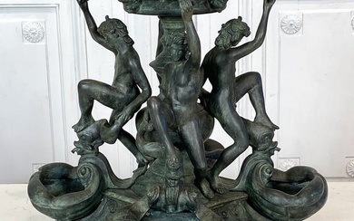 Bronze Fontana Delle Tartarughe Fountain Model