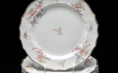 Brown-Westhead, Moore & Co. Porcelain Dinner Plates, Late 19th Century